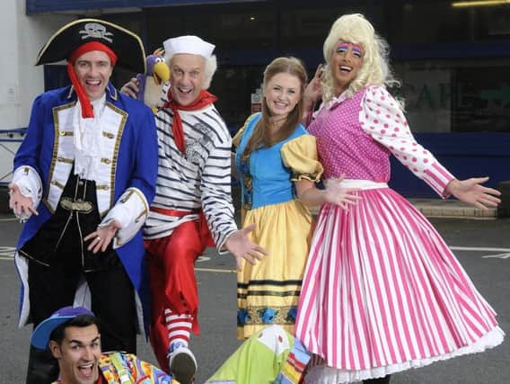 The cast of Dick Whittington at Lowther Pavilion, Lytham