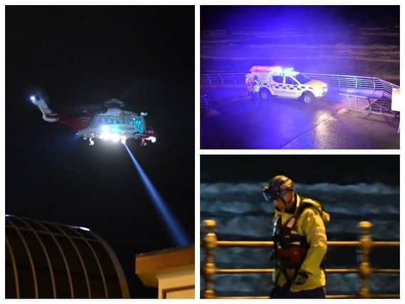 The coastguard and the ambulance service were at the scene just after 8.20pm.