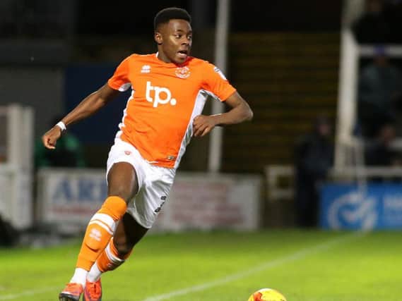 Osayi-Samuel in action for Blackpool last season
