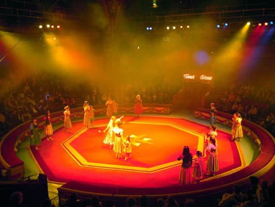 A performance at Blackpool Tower Circus