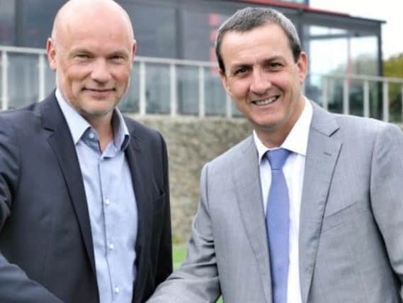 Uwe Rosler and Andy Pilley