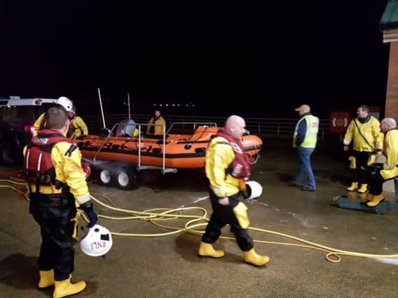 Two lifeboats launched for an 'extensive search' (Picture: RNLI Blackpool/Twitter)