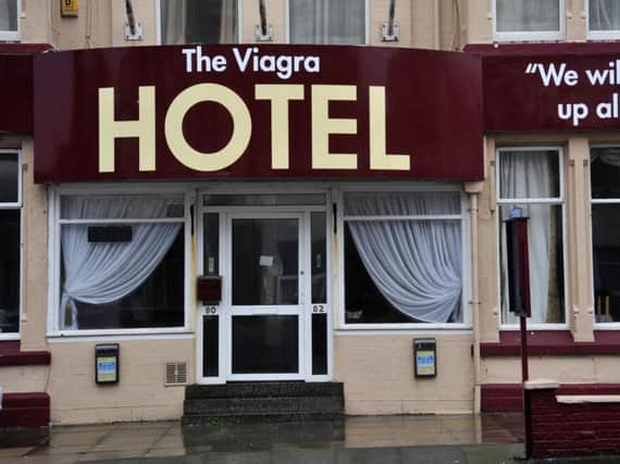 The council took action against The Viagra Hotel sign