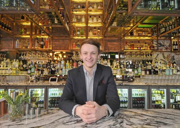 The Deacon has opened in Lytham square at the former RBS bank.  Pictured is assistant general manager Ben Jakes.