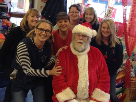 Santa drops in at Sacred Heart nursery