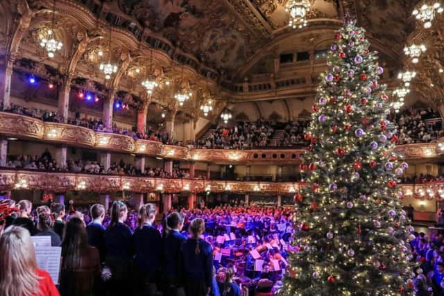 The Annual Christmas music festival in the beautiful Tower Ballroom