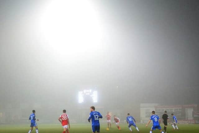 The fog could not mask over a sorry performance from Town