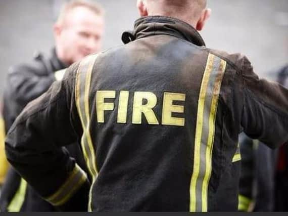 Firefighters put out an oven fire at a home in Preesall.