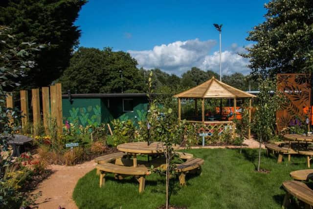 ITVs Love Your Garden transformed a piece of grassland outside the keepers' brew room into a magical hideaway for resident keeper John Paul Houston and his colleagues