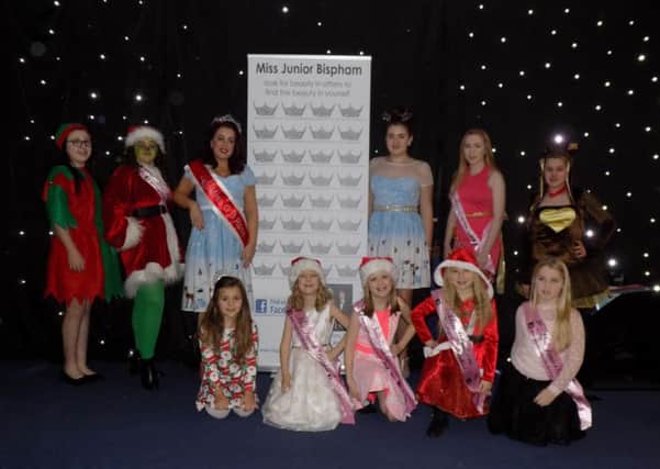 Christmas pageant held by Miss Junior Bispham contest