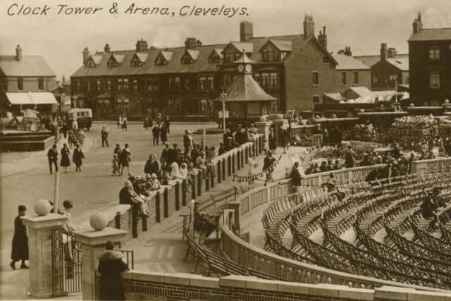 Cleveleys Arena was near the sea front at the top of Victoria Road West, later the site became Childrens Corner and is now part of the new seafront, pictured in the 1920s