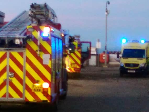 The man was rescued from the beach after he became unwell  PIC: Dave Houghton