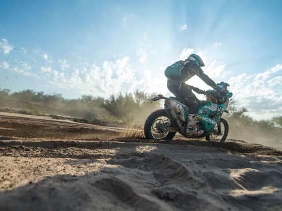 Lyndon Poskitt is competing in the 2018 Dakar Rally.