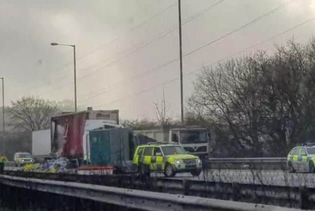 The scene of the accident