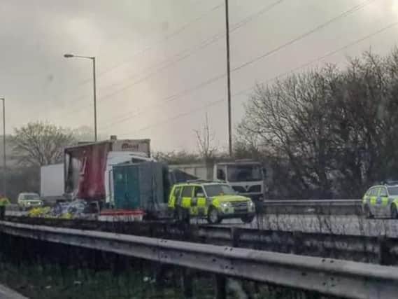 The scene of the accident