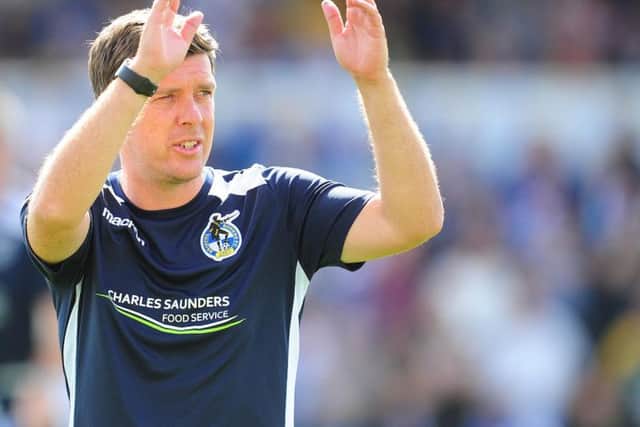 Bristol Rovers boss Darrell Clarke