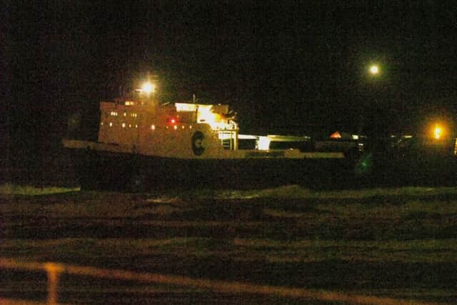 The cargo ferry  "Riverdance"