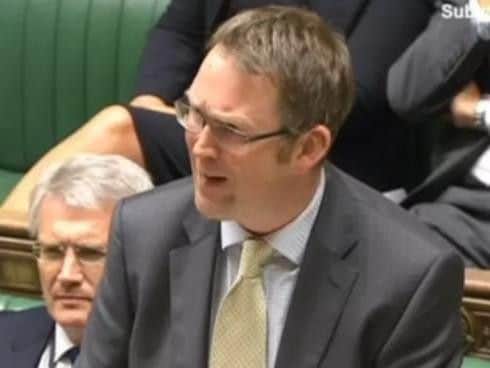 Paul Maynard asked Labour's Anna McMorrin (Cardiff North) to give him "a chance to get my mouth in gear"