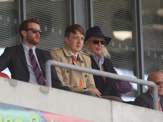 Sam Oyston pictured with Owen