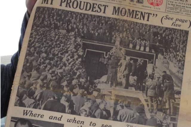 the West Lancashire Evening Gazette, which reported Blackpool's triumphant reutrn after winning the 1953 FA Cup