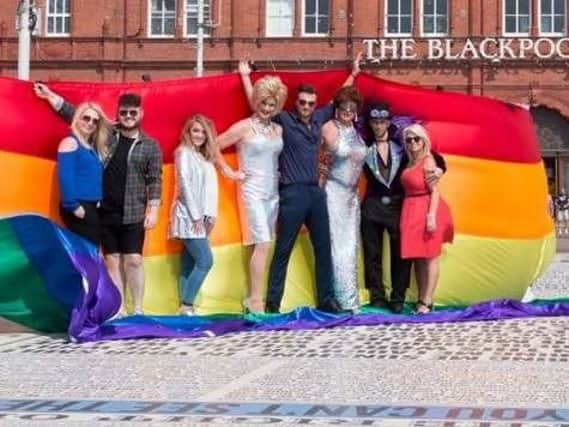 Some of the LGBT community set to celebrate the Pride of Blackpool