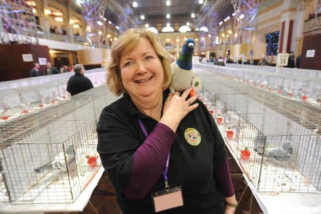 The Royal Pigeon Racing Associations 46th British Homing World Show of the Year at The Winter Gardens in Blackpool.Pictured is Julia Field from the RPRA Photos: DAN MARTINO