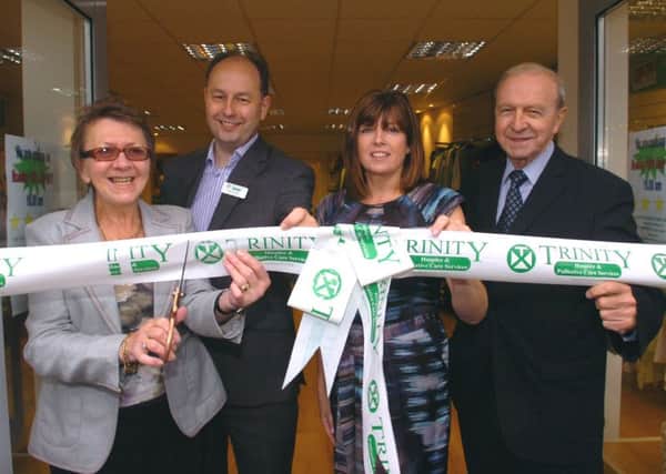 At the opening of the new Trinity Hospice shop on Victoria Road West in Cleveleys