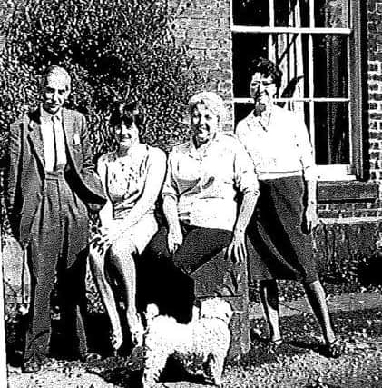 Basil Newby's parents, one of his sisters and the housekeeper at Mowbreck Hall, his childhood home