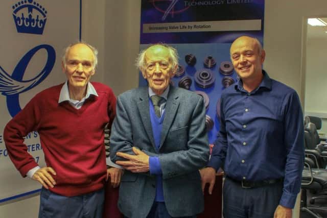 Helical Technology, left to right, Charles Morris, James Morris and Alistair Morris