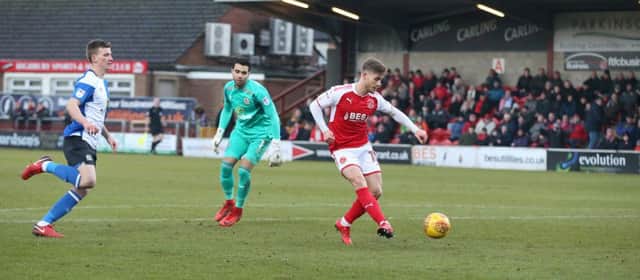 Conor McAleny scored against Blackburn Rovers last weekend
