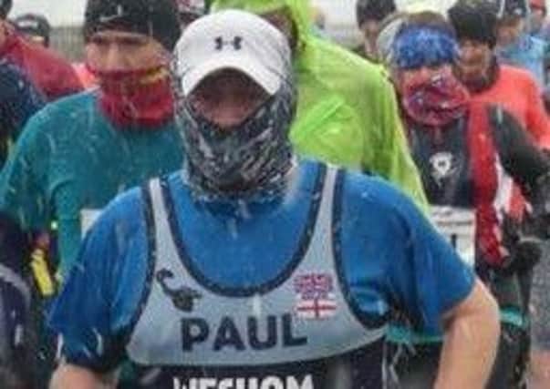 Wesham runner Paul Carter competing at Inskip