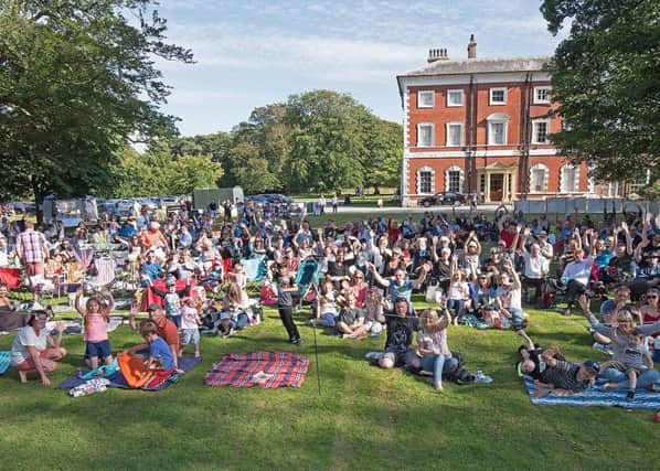 Bumper attendance at a previous Lytham Hall outdoor play