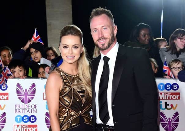 Former Strictly Come Dancing stars Ola and James Jordan, who have postponed their UK tour, including a show at Blackpool's Opera House, due to injury. Photo: PA