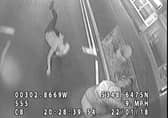 A young girl limped off after falling in Central Drive after 'bus surfing' on Monday, January 22, 2016.
