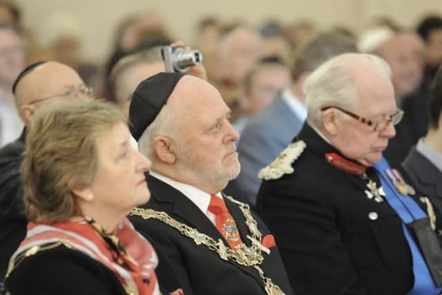 The service at St Annes synagogue