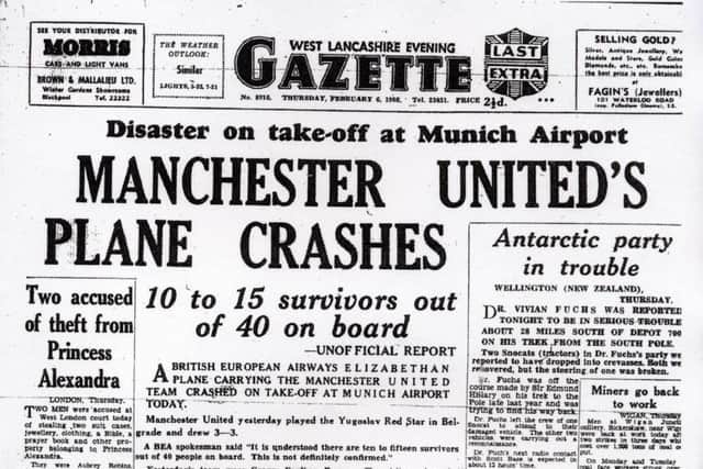 How The Gazette broke the news of the shocking crash on February 6, 1958