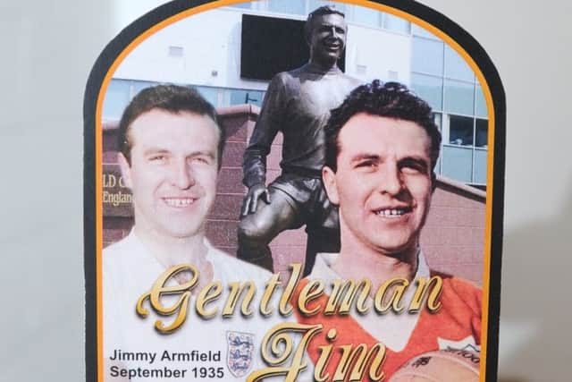 Mike Henry from Three Piers Brewery has created a new beer dedicated to Jimmy Armfield called Gentleman Jim