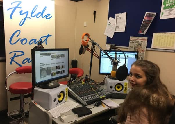 Shakira Othman, Miss Junior Bispham, visiting Fylde Coast Radio to talk about being a young beauty queen
