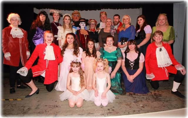 Cast of St Annes Parish Operatic Society's festive panto Puss in Boots.