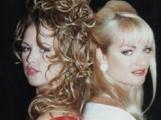 Karen and business partner Sue in the 90s