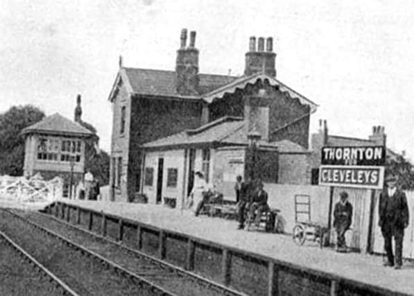 Thornton for Cleveleys Railway Station in the early 20th century