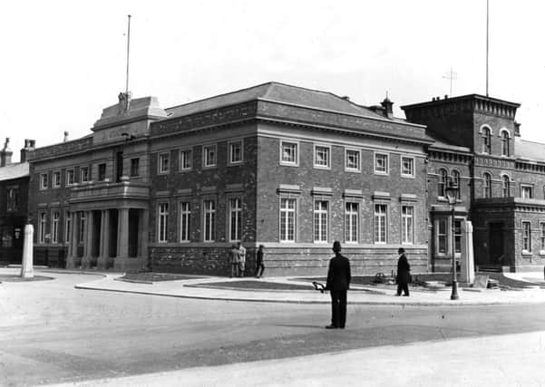 The Lytham Baths building on the corner of Central Beach and Dicconson Terrace, which originally included a concert hall and ballroom.