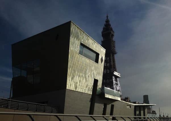 View of Festival House and Blackpool Tower