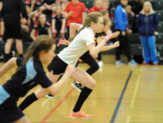 Action from the Wyre and Fylde Year 7 event