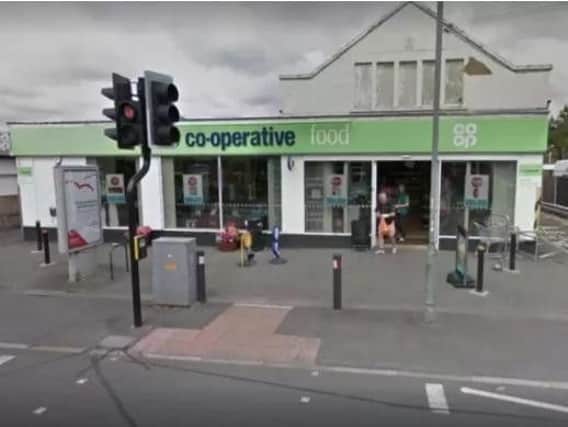 Police were called around 9.50pm on Tuesday, February 6 after a man carrying a knife took cash from the Co-Op in Lytham Road.