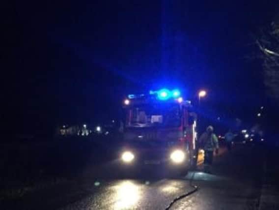 Emergency services were called to the scene of the crash on Ballam Road at the junction of Peel Road just after 9pm on Tuesday, February 13.