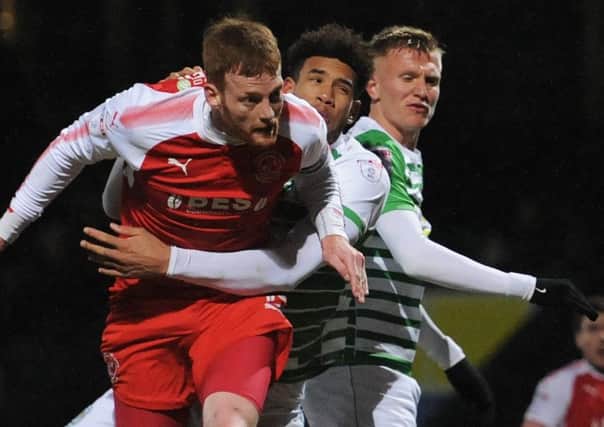 Cian Bolger returns from suspension for Fleetwood Town at Doncaster Rovers