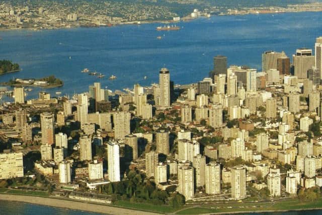 1970s calendar picture of Vancouver