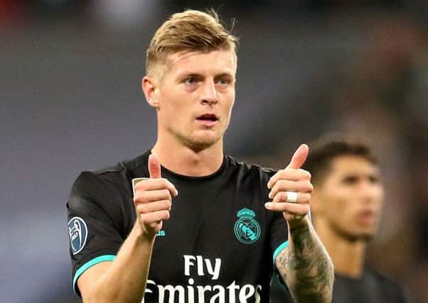 Real Madrid midfielder Toni Kroos