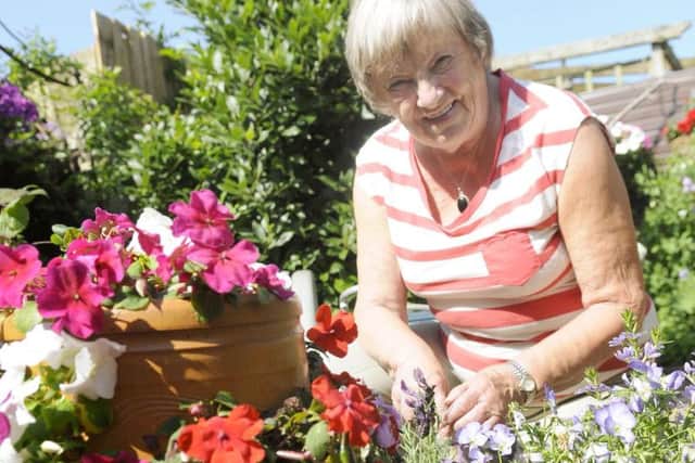 The garden of Marjorie Nye which is being entered into Blackpool in Bloom